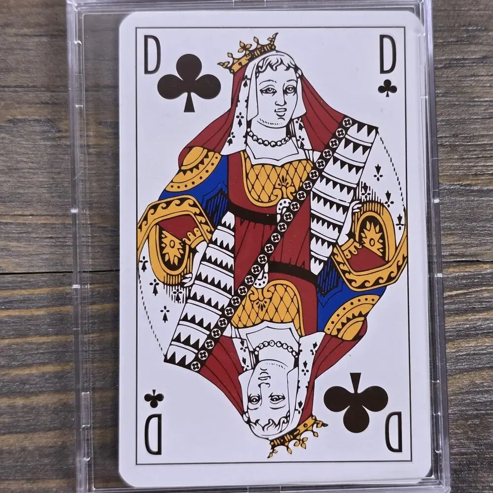 Louis Vuitton playing card - King And Queen Of Clubs In Protective Case.